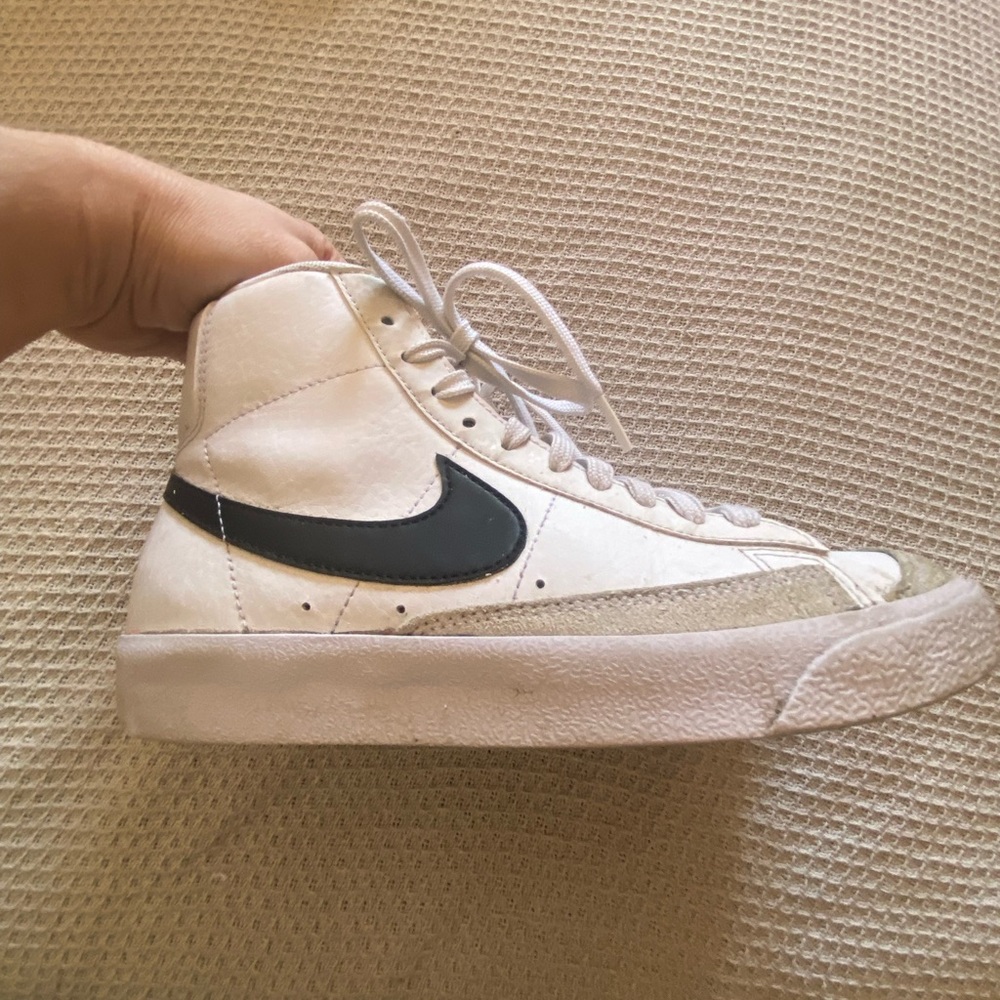 Nike White Athletic Shoes youth size 4